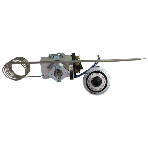 Bakers Pride M1032X Thermostat Assembly W/Dial 3/16" X 13" Bulb 60" CAP D1/D18