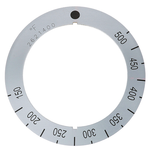 Garland 2621400 Range Dial Insert 150&deg;F-500&deg;F