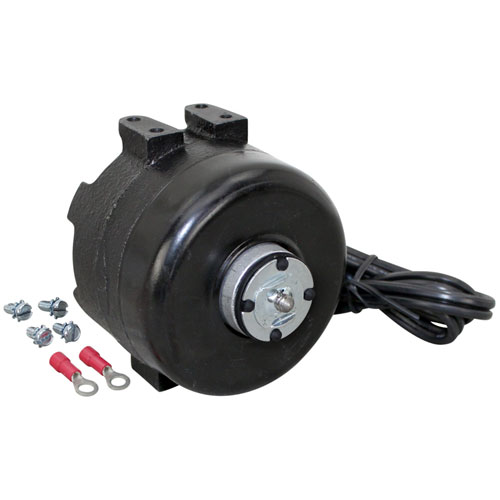 True 33-40J Shaded Pole Fan Motor W/Shaft Threaded CW 1550 RPM 0.55A 9W 115V 50/60Hz