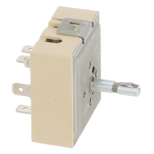 APW 87053 Infinite Switch W/ 4 Screw Holes, 6 Term & Clip, 240V, 15 AMP