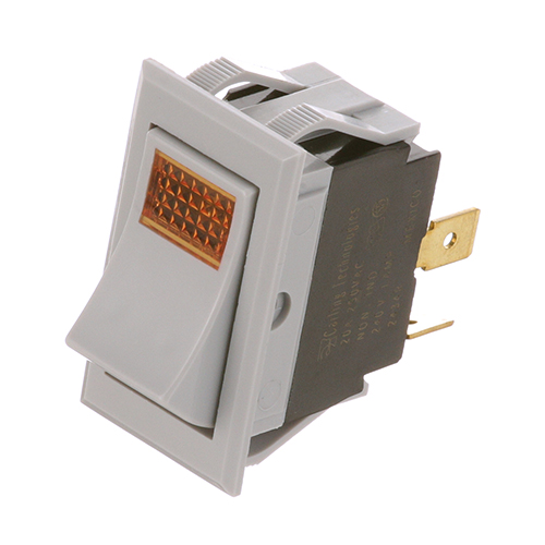 Wells 2E35127 Lighted Rocker Switch 7/8 X 1-1/2 DPST