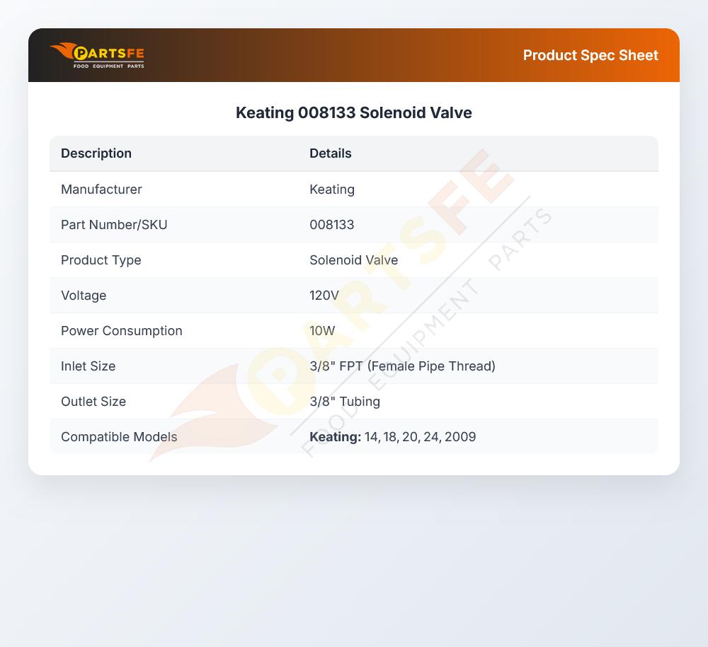 008133 Solenoid Valve