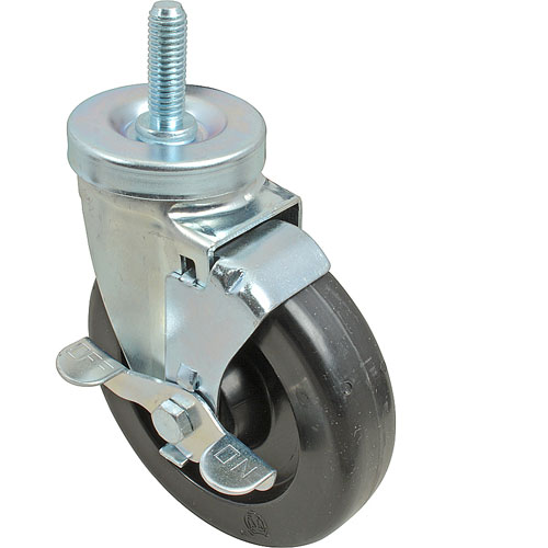 Standard Keil 1125-1945-3000 Caster,Stem(5"OD,1/2-13, /Brk)