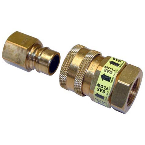Dormont A-125 Gas Quick Disconnect Assembly W/Thermal Shutoff 1-1/4" FPT
