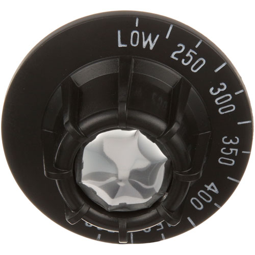 Blodgett 10563 Oven Thermostat Knob 2-1/2" DIA LOW-250&deg;F-500&deg;F