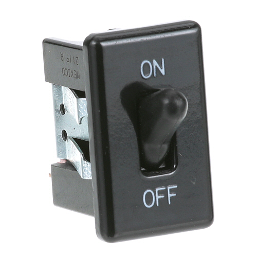 Bunn 4225.0000 Black Toggle Switch W/ 2 Terminals, 5/8" X 1-1/4" Hole Mount, On/off