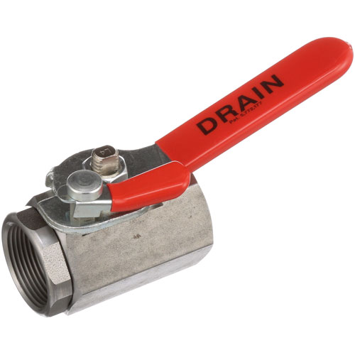 Frymaster FM806-4145 Drain Valve W/Handle 1-1/4" FPT