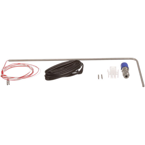 Frymaster 826-2423 Fryer Computer Probe 11-1/4" X 4-1/4" 3/16" DIA 36" Leads W/1/8" Male Push Pin 35" HI-Temp Sleeve