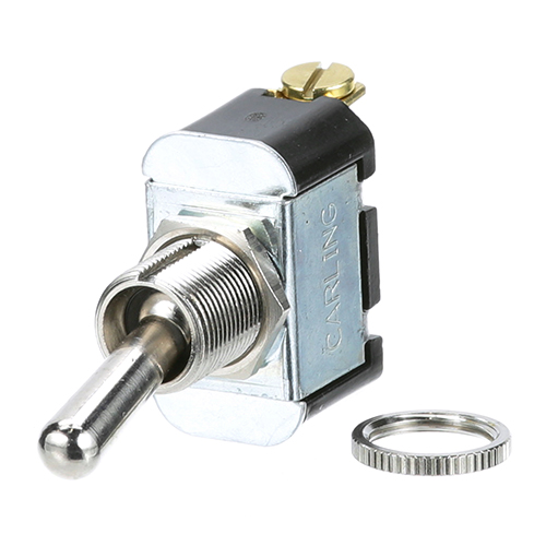 Cres Cor 808-11 Toggle On/Off Switch, SPST, 20A/125V, 10A/277V, Fits 1/2" Hole