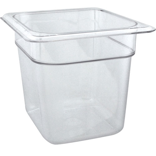 True E810339 Pan polyethylene  Sixth X 6 -135 Clear QD