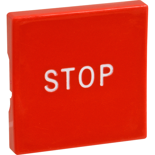 Oliver Products OLI5708-6116 Red Square Button with Stop Marking