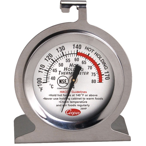 Cooper Thermometer 26HP-01-1 Holding Thermometer, 100-175&deg;F