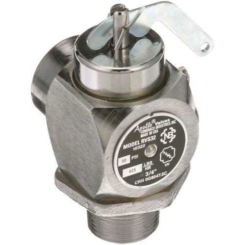 Groen Z005587 Jacketed Kettle Safety Valve 50 PSI 3/4"