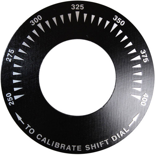 2583 Dial Plate Black 250 To 400