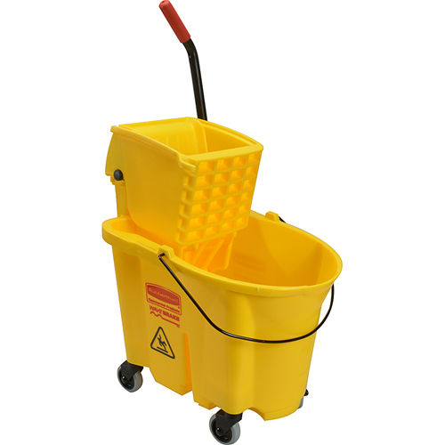 Bucket,Mop, Set, W/Wringer For Rubbermaid - Part# 7580-88(Yellow)