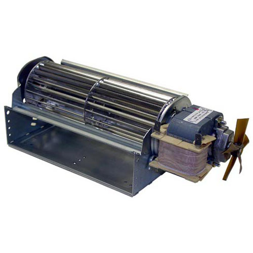 Hatco HT02.12.066 120V Blower Motor with Cooling Fan, 10-1/2" Long, 7-1/4" Wheel