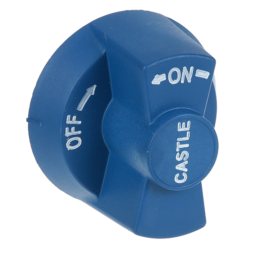 Comstock Castle 12BL Knob 2-1/2" DIA OFF-ON