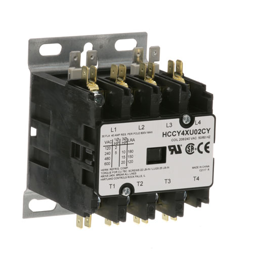 Jackson 05945-004-43-74 Dishmachine Contactor 4 Pole 30/40A 208/240V