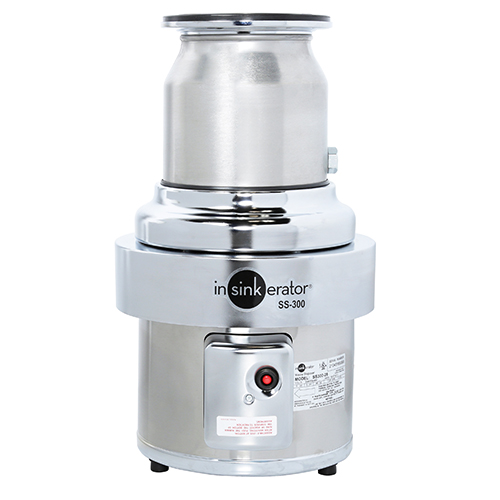 In-Sink-Erator SS-300-3 3 HP Waste Disposer 208/230/460V, 3 PH