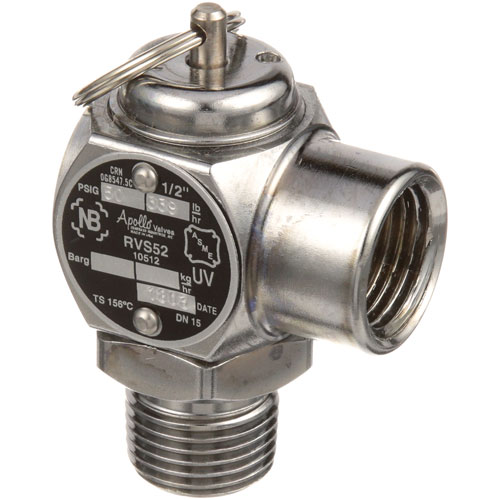 Cleveland KE51723-1 Steam Safety Relief Valve 1/2" NPT Chrome