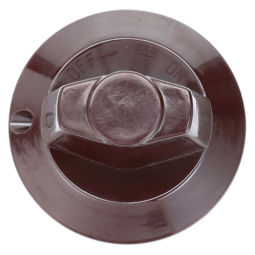 Hobart 719256-12 Red Knob W/set Screw, Burner Valve Knob , D-Stem Flat Down