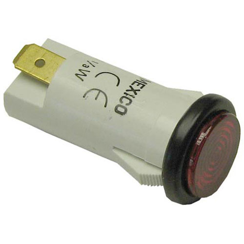 Hatco 02.19.070R.00 125V-1/3W,Food Warmers Signal Light,Fits Hole 1/2"