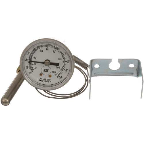Hatco 03-01-005 2 Thermometer, Range 0-220&deg;F, U-Clamp
