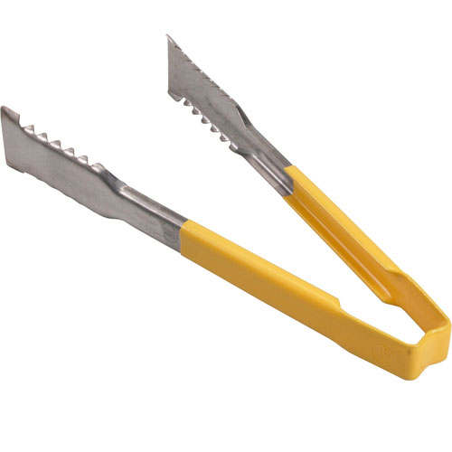 Edlund 32012 Versagrip Tongs 9.5" Yellow Handle