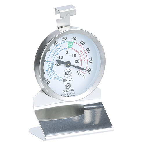 Refrigeration Thermomete 2.25 X 2.25", -20 To 80f For Comark - Part# Rft2ak