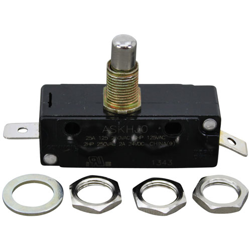 Roundup - AJ Antunes 401K101 Push Button Switch W/ 2x 1/4" Tab Term, Mom On/off, 125/250V