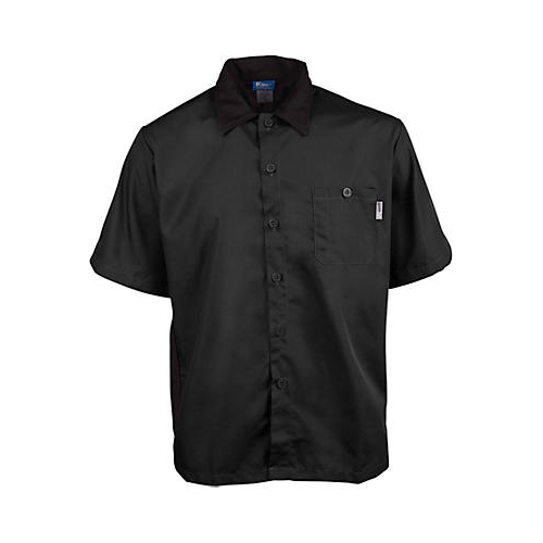 Allpoints 2240BKBK3XL KNG 3Xl Chef Shirt Active Black SS