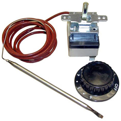 Randell EL-HFT0100 Thermostat W/Dial D-Stem Flat Up Knob Low-235&deg;F 20A 120/240V Selco