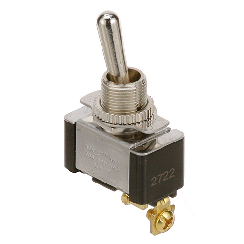 Pitco P5047162 SPST Toggle Switch W/ 2 Screw Terminals, ON/OFF,20/12 AMP