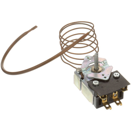 Star Mfg WS-66269 Thermostat W/Auxiliary Switch 100-493&deg;F 3/16" X 12" Curved Bulb 36" CAP W/0.187" D-Stem Flat Up KA