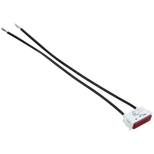 Hobart 411496-E6 250V Broiler Red Hat Signal Light , 3/8" X 1-5/16"