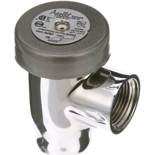 Jackson 4820-300-08-00 Chrome Polished Vacuum Breaker 3/4" NPT