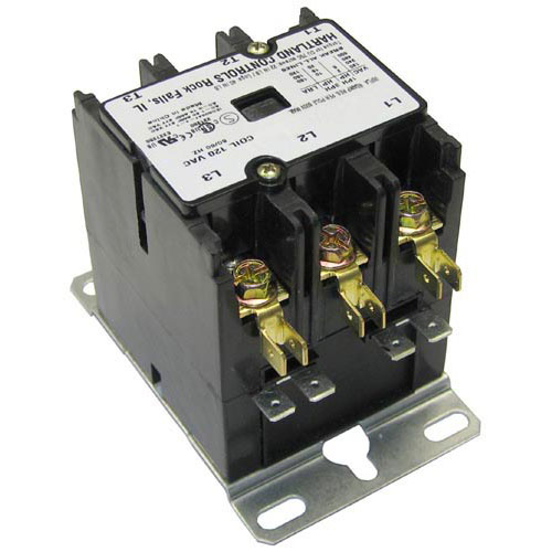 Crown Steam 9349-120 Contactor 3-Pole 60A Inductive/75A Resistive