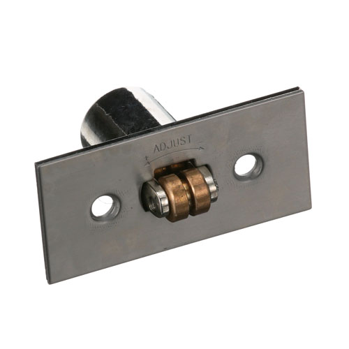 APW APW8716100 1-11/16" MTG Hole Door Rolle W/ 3-1/4" X 1-1/2" Plate