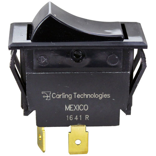 Jackson 5930-301-46-00 SPST Black Rocker Switch, On/off, 7/8" X 1-1/2"