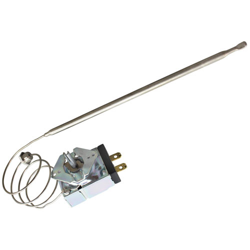 Wells 57410 SP Thermostat W/ 1/4" X 8-1/2" Nickel Bulb, 1mt & Knob