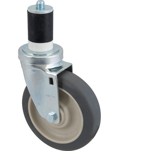 Component Hardware Group C23-3450 Swivel Stem Caster Gray, 5" OD