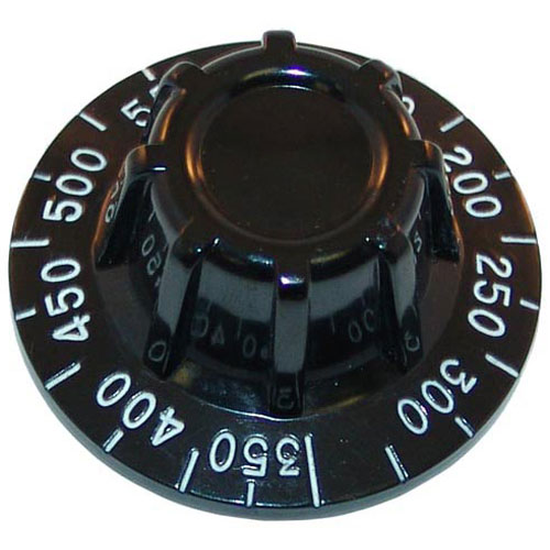 Jade Range 3026500000 Oven Thermostat Dial 2-1/2" DIA 150-550&deg;F Flat Down Mount 0.290" Position 4-Way