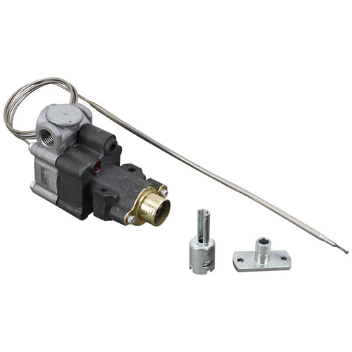 Star Mfg 2T-Y7159 24"CAP BJWA Style Thermostat, W/ BY-PASS ADJ AT TOP & GAS INLET DOWN, BULB 3/16" X 8", TEMP 150-450 F