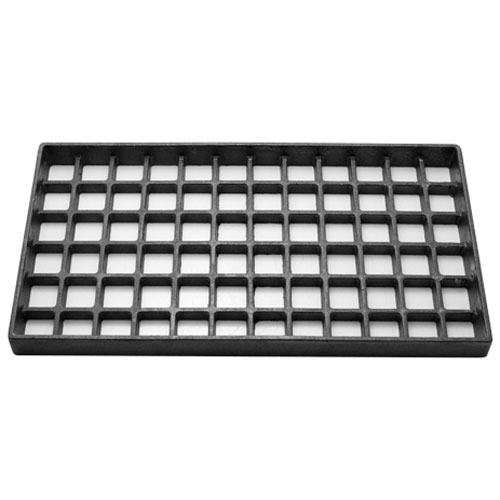 Randell RDLR-02 Cast Iron Bottom Grate 15" X 8", 72 SQ Holes