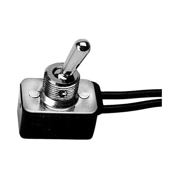 0808-002 Toggle Switch SPST, 8A/125V, 4A/250V, 2-Wire Leads