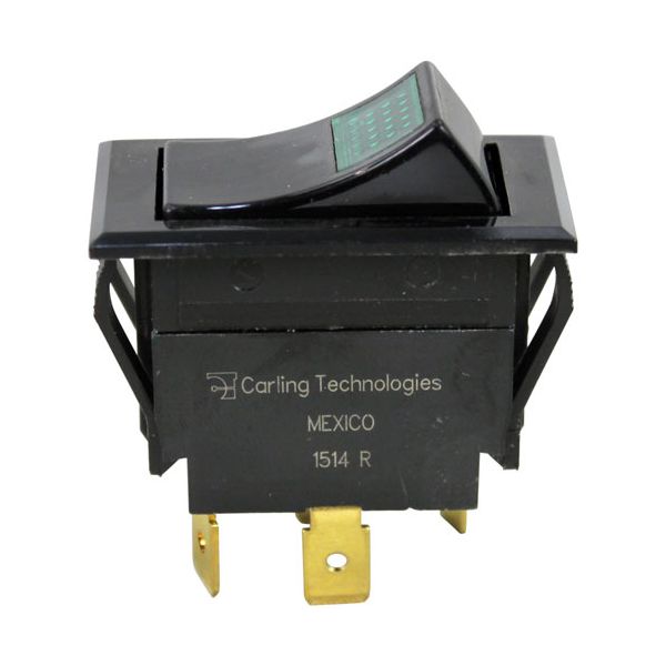 Z087951 Rocker Switch 7/8 X 1-1/2 SPDT Groen