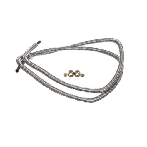 Royal Range 4561 Corrugated Flex Tube 75" 3/8" Stainless Steel