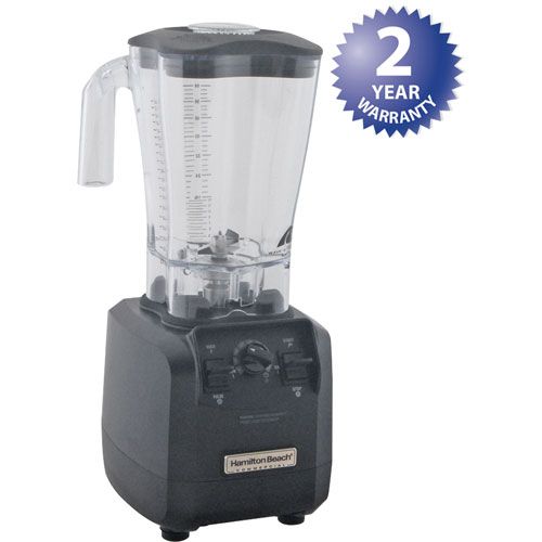 Hamilton Beach HBH550 Commercial Fury Blender 3HP 120V SS Blades 64Oz