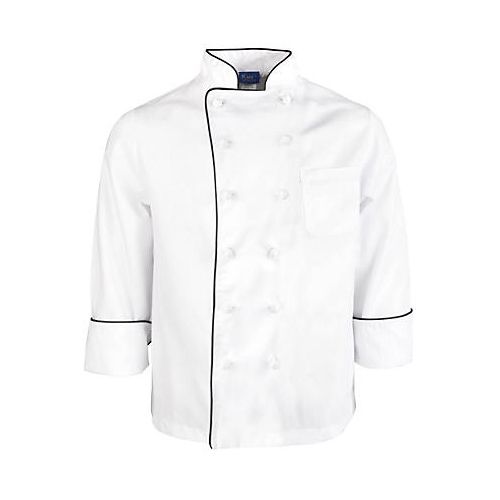 Allpoints 10493XL KNG 3XL Chef Coat Executive, Knot Buttons