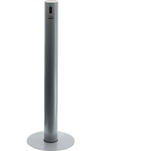 Allpoints 1591143 Smoke Stand Receptacle, Silver